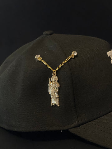 Gold San Judas Chain Pin