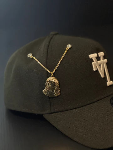 Jesus Face Chain Pin